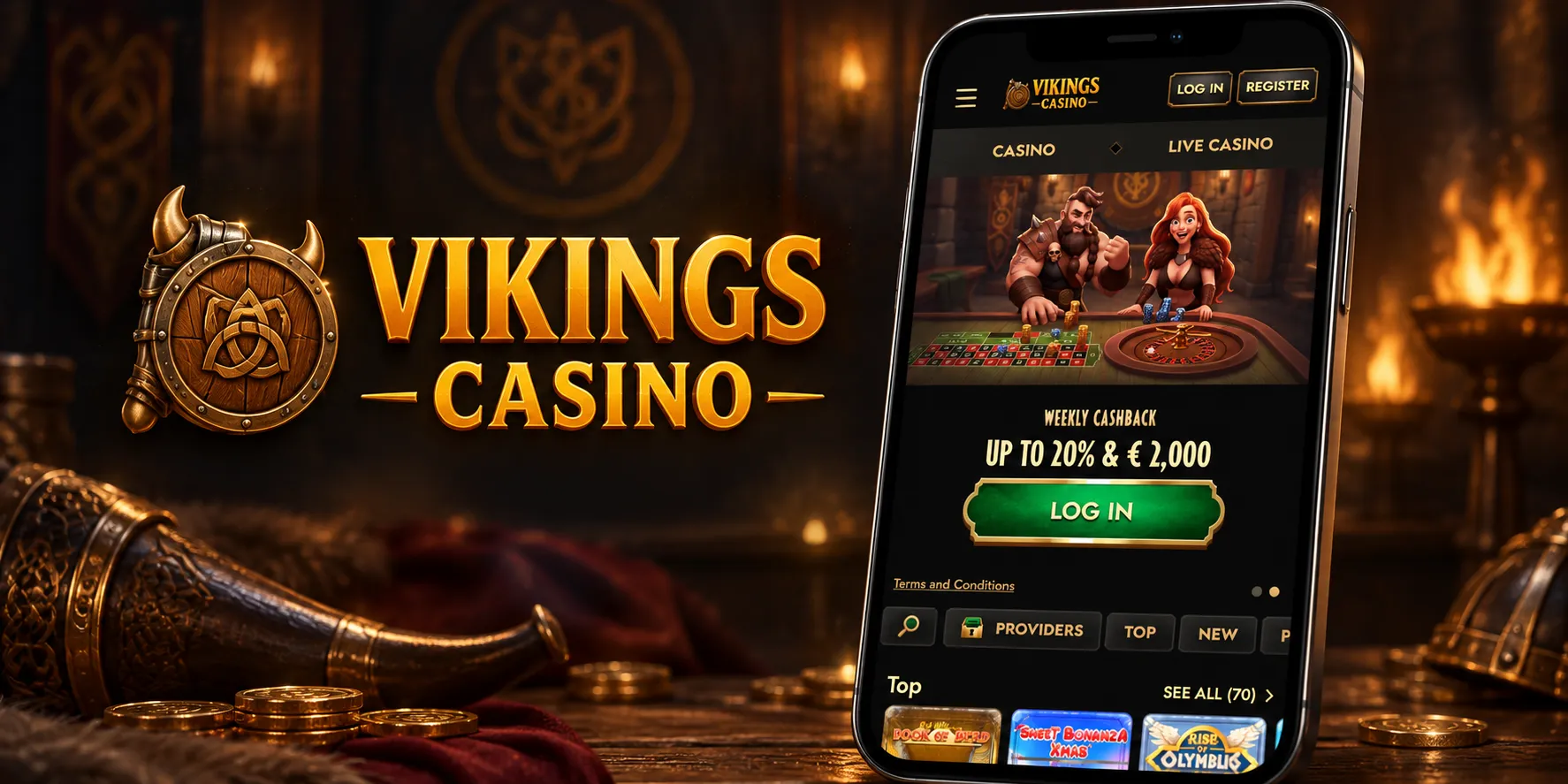 Vikings Casino App-Screenshot
